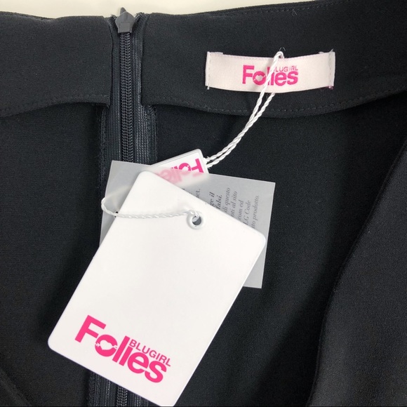 Blugirl Sequined Cap Sleeve V-Neck Shift Dress - Picture 7 of 8